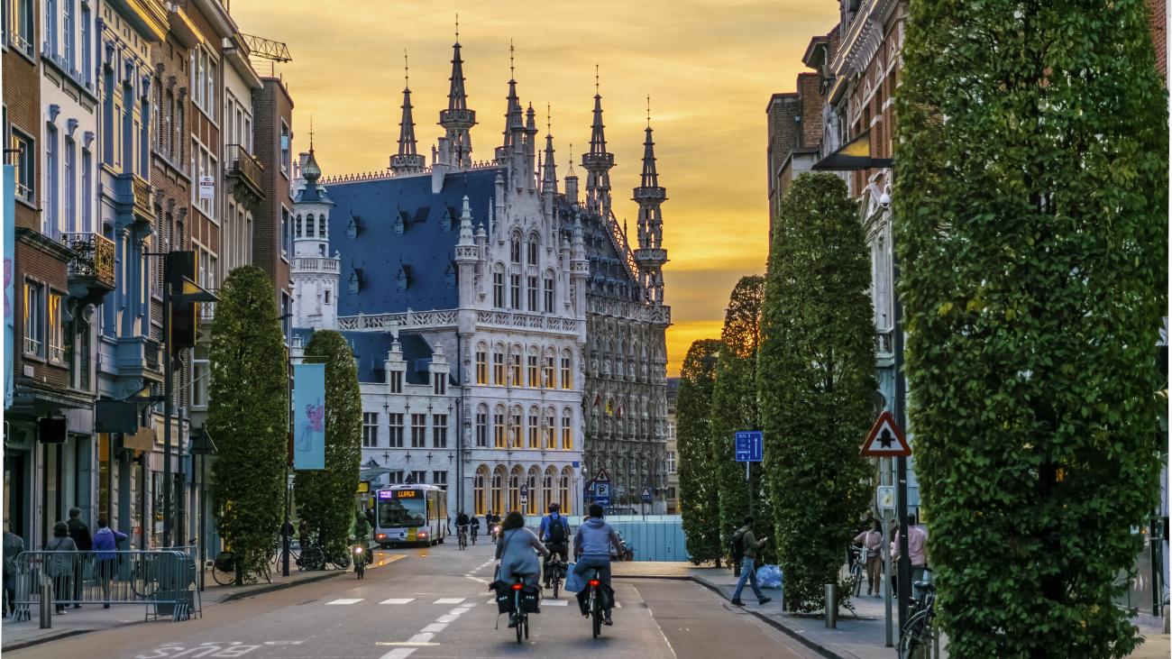 Street in Leuven (provided by KU Leuven)